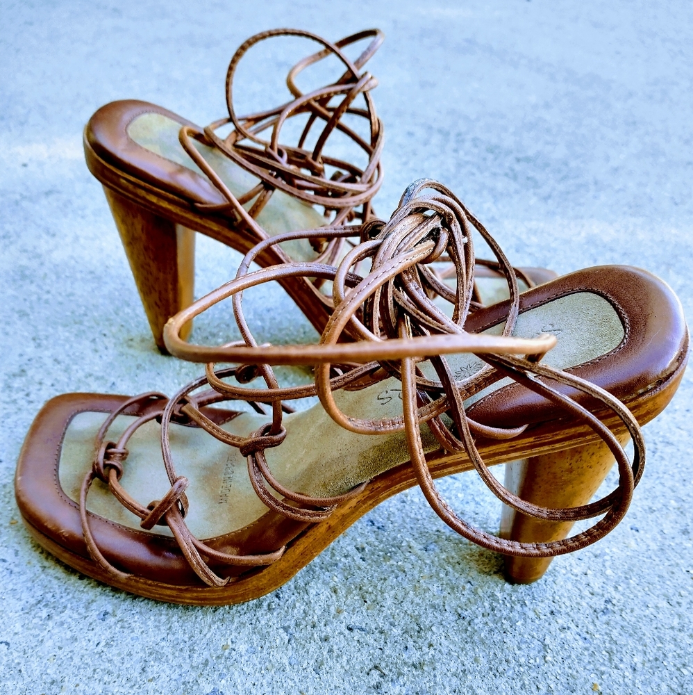 SLINFL WERS Lace-up Strappy Women's shoes - Picture 7 of 10